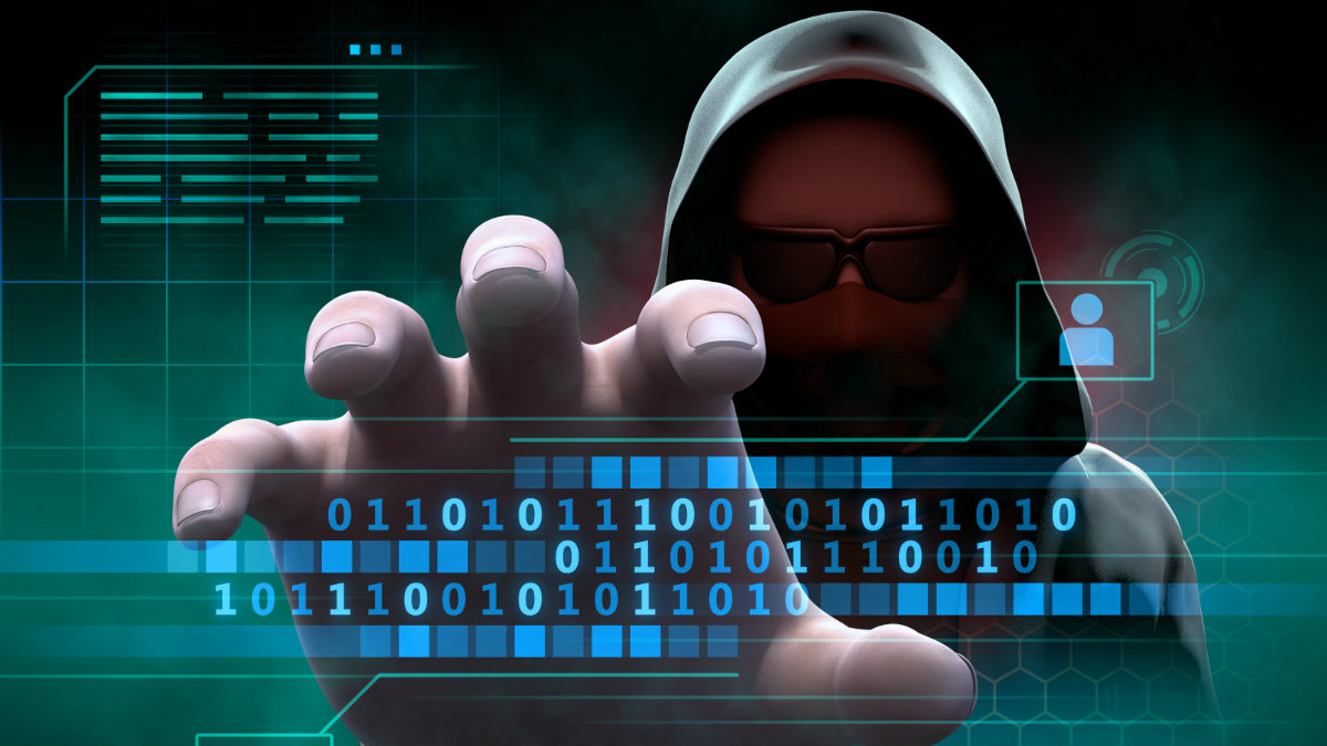 hacker stealing data